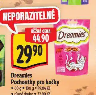 Albert Dreamies pochoutky pro kočky nabídka