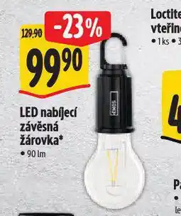 Albert Led nabíjecí závěsná žárovka nabídka