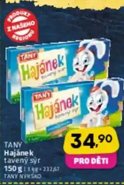 Coop TANY Hajánek tavený sýr nabídka