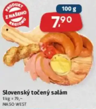 Coop Slovenský točený salám nabídka