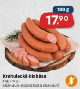 Coop Krahulecká klobása nabídka