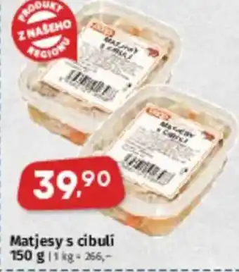 Coop Matjesy s cibuli nabídka