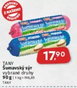 Coop TANY Šumavský sýr nabídka