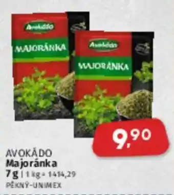 Coop AVOKÁDO Majoránka nabídka