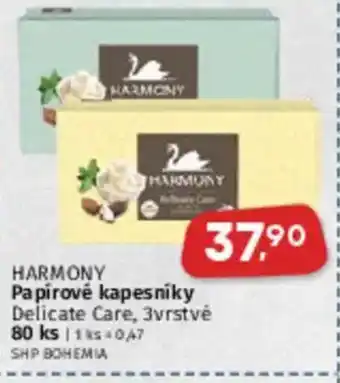 Coop HARMONY Papírové kapesníky nabídka