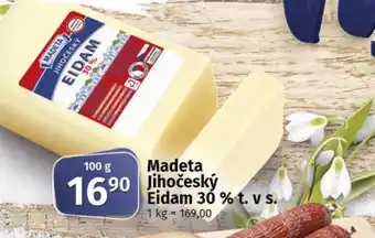 COOP TIP Madeta Jihočeský Eidam 30% t. vs. nabídka