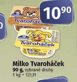 COOP TIP Milko Tvaroháček nabídka