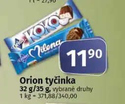 COOP TIP Orion tyčinka nabídka