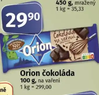 COOP TIP Orion čokoláda nabídka