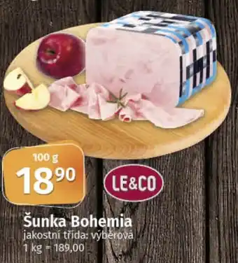 COOP TIP Šunka Bohemia nabídka