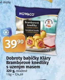 COOP TIP Dobroty babičky Kláry Bramborové knedlíky s uzeným masem nabídka