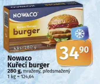 COOP TIP Nowaco Kuřecí burger nabídka