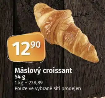 COOP TIP Máslový croissant nabídka