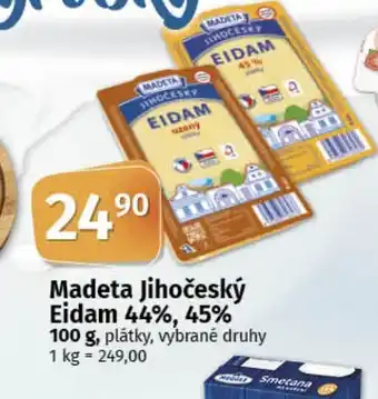 COOP TIP Madeta Jihočeský Eidam 44%, 45% nabídka