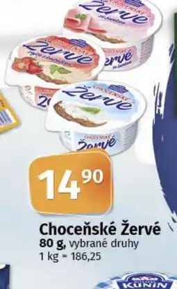 COOP TIP Choceňské Žervé nabídka