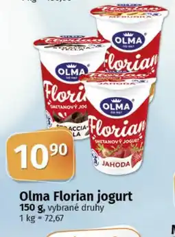 COOP TIP Olma Florian jogurt nabídka