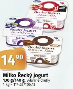 COOP TIP Milko Řecký jogurt nabídka