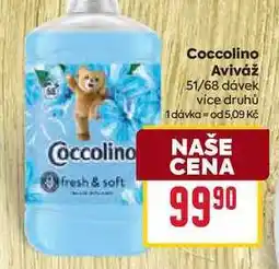 Billa Coccolino Aviváž 51/68 dávek nabídka