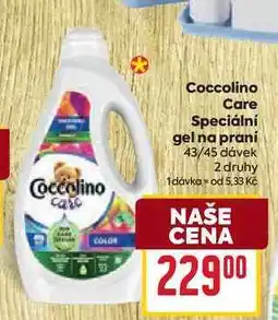 Billa Coccolino Care Speciální gel na praní 43/45 dávek nabídka