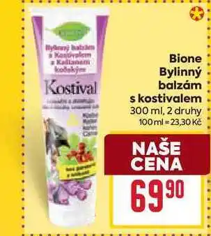 Billa Bione Bylinný balzám s kostivalem 300 ml nabídka