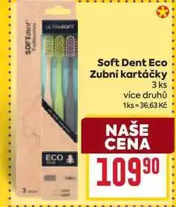 Billa Soft Dent Eco Zubní kartáčky 3 ks nabídka