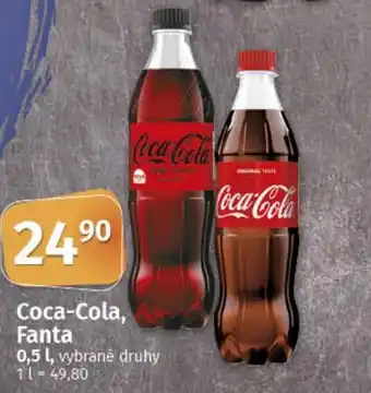 COOP TIP COCA-COLA, FANTA nabídka