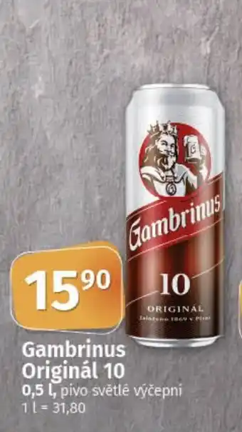 COOP TIP Gambrinus  Originál 10 nabídka