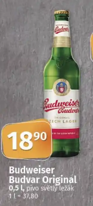 COOP TIP Budweiser Budvar Original nabídka