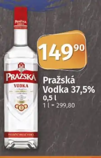 COOP TIP Pražská Vodka 37,5% nabídka