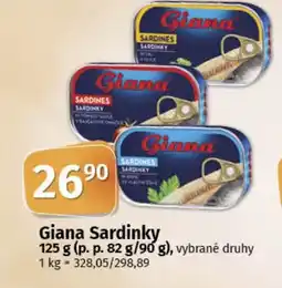 COOP TIP Giana Sardinky nabídka