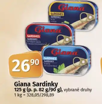 COOP TIP Giana Sardinky nabídka