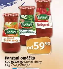 COOP TIP PANZANI omáčka nabídka