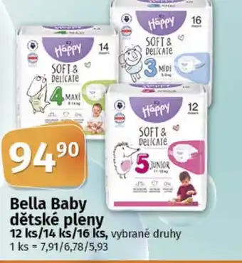 COOP TIP Bella Baby dětské pleny nabídka