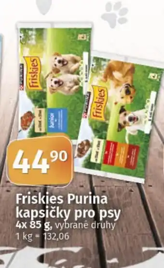 COOP TIP Friskies Purina kapsičky pro psy nabídka