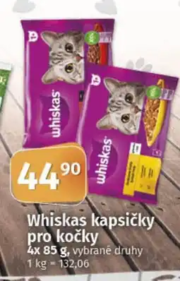 COOP TIP Whiskas kapsičky pro kočky nabídka