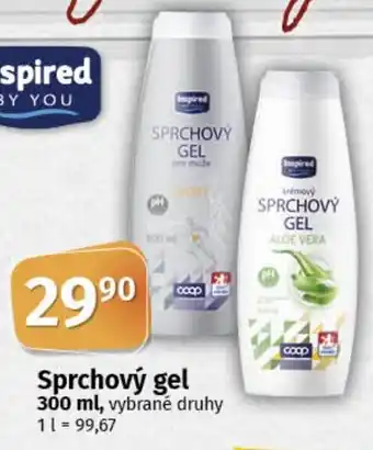 COOP TIP Sprchový gel nabídka