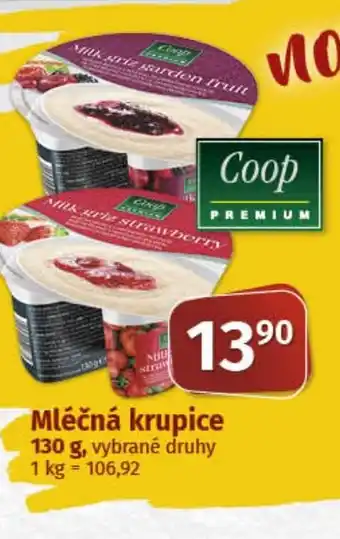 COOP TIP Mléčná krupice nabídka