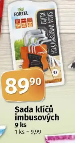 COOP TIP FORTEL Sada klíčů imbusových nabídka