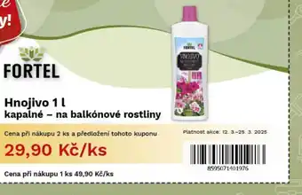 COOP TIP FORTEL Hnojivo nabídka