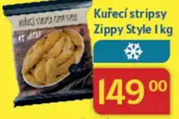 Kubík potraviny Kuřecí stripsy Zippy Style nabídka