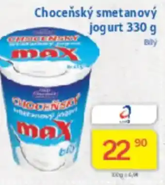 Kubík potraviny Choceňský smetanový jogurt nabídka