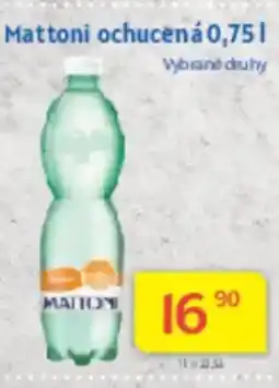 Kubík potraviny MATTONI ochucená nabídka