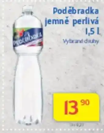 Kubík potraviny Poděbradka jemně perlivá nabídka