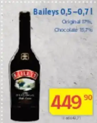 Kubík potraviny BAILEYS nabídka