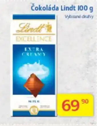 Kubík potraviny Čokoláda Lindt nabídka