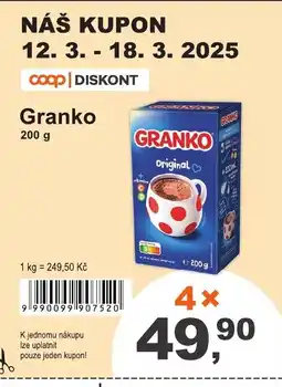 COOP DISKONT Granko nabídka