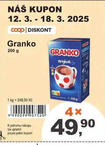 COOP DISKONT Granko nabídka