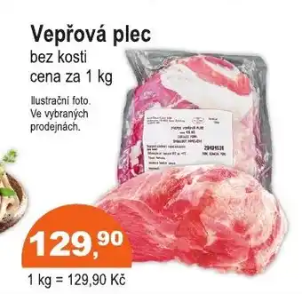 COOP DISKONT Vepřová plec nabídka