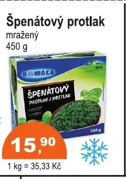 COOP DISKONT Špenátový protlak nabídka