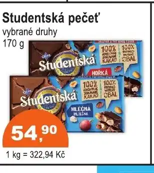 COOP DISKONT Studentská pečeť nabídka